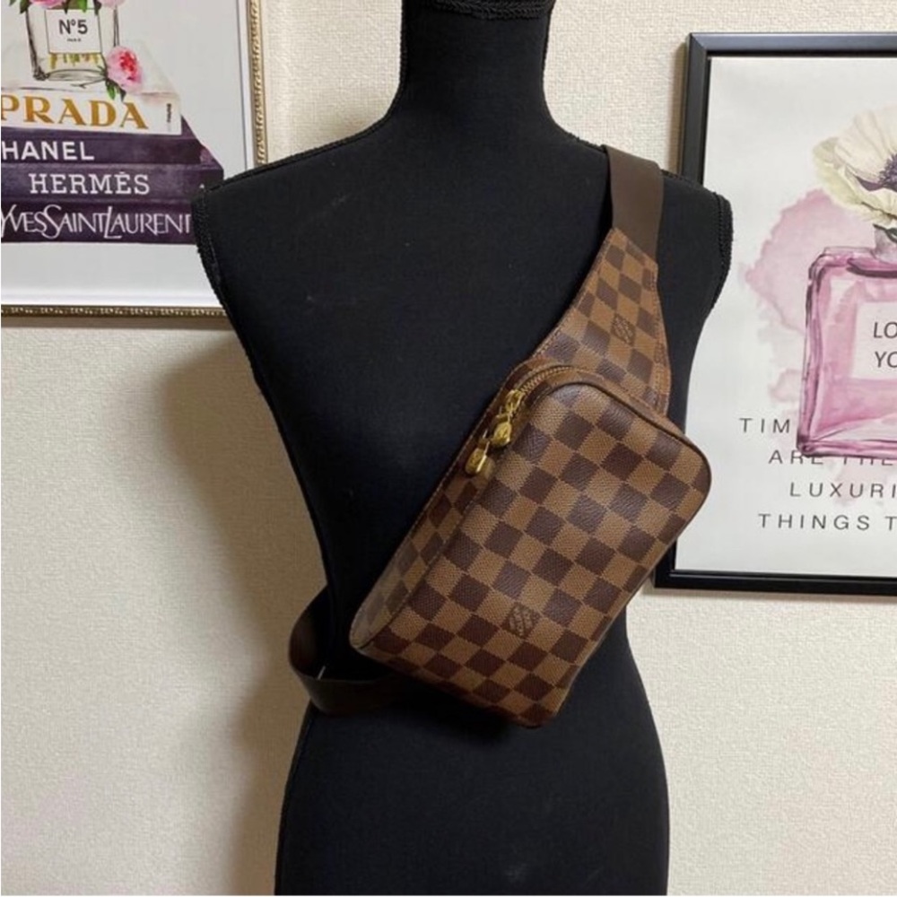 Louis Vuitton Geronimos Damier Ebene Shoulder waist bag 💼